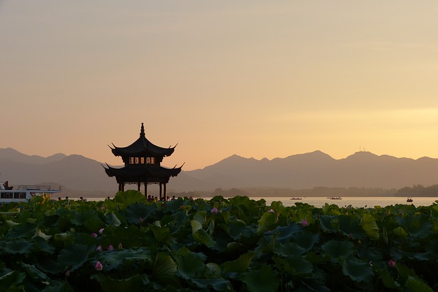 Chinesischer Sonnenaufgang